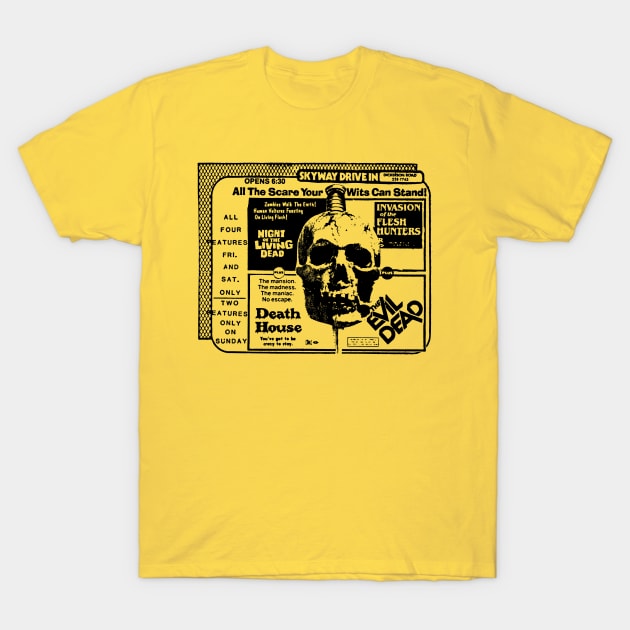 Death House/Evil Dead ----- Horror Movie Fan Design T-Shirt by CultOfRomance